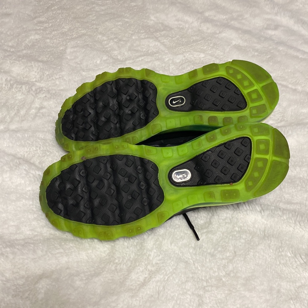 Air Max 2012 black/lime green women’s size 9.5 - Picture 8 of 10